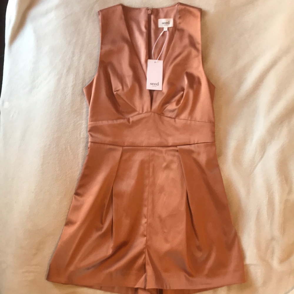 Seed Heritage Unworn Romper With Pockets Size 6